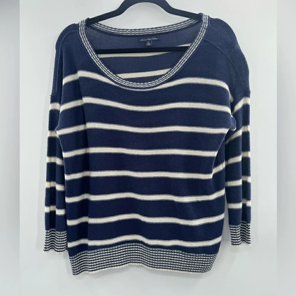 3For$20 American Eagle Outfitters Stripes Blue/White Size: Small